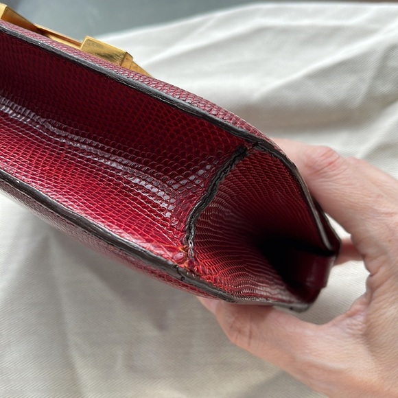 Authentic Lizard Hermes 24CM Constance - Picture 4 of 10